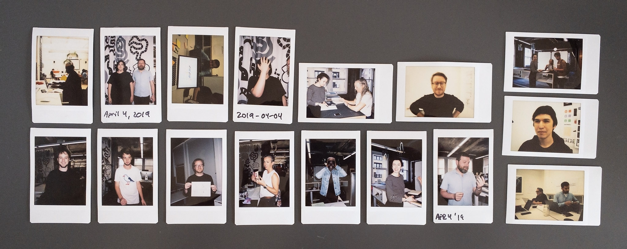 Instant film snapshots