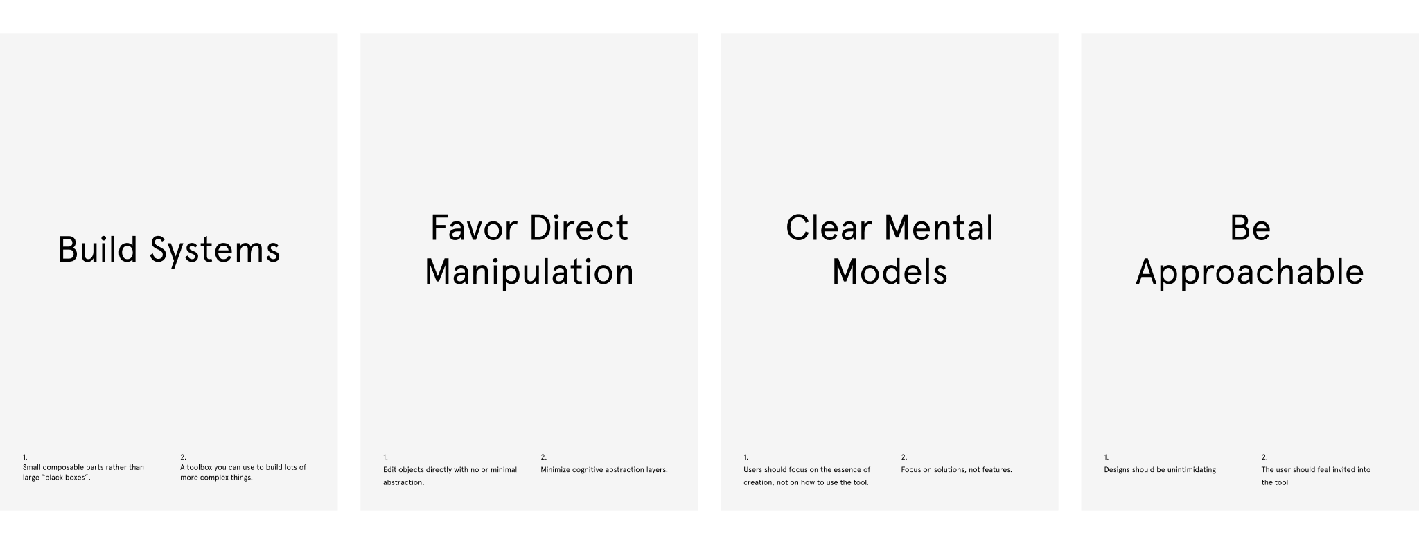 Design Principles posters, 2017